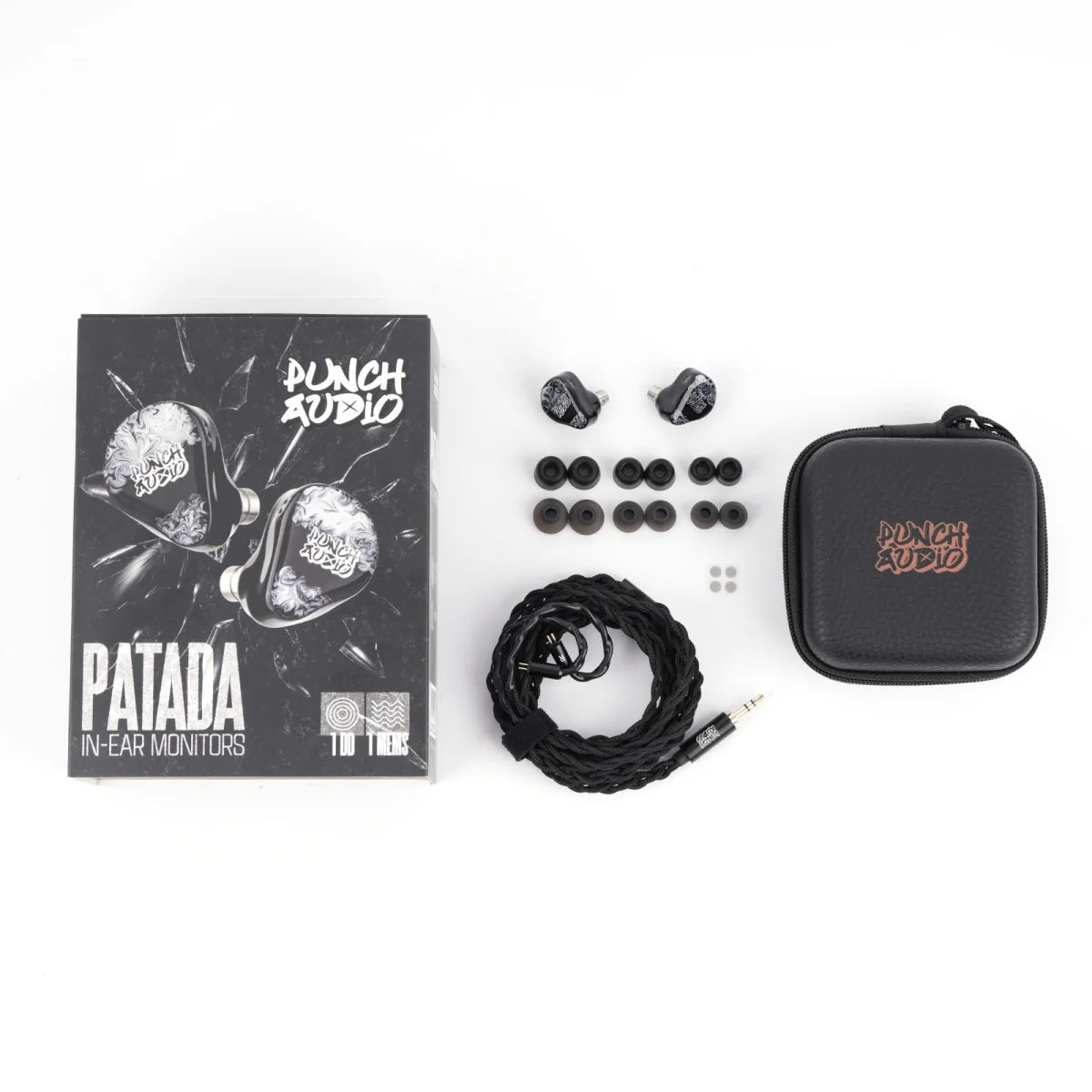 Audífono IEM Punch Audio Patada – Híbrido 1DD + MEMS, Diafragma Cerámico y Graves Basshead