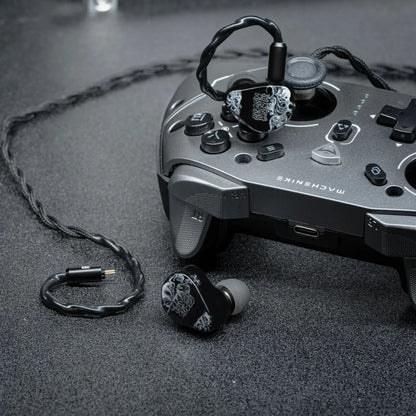 Audífono IEM Punch Audio Patada – Híbrido 1DD + MEMS, Diafragma Cerámico y Graves Basshead