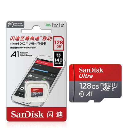 Tarjeta de Memoria SanDisk Ultra microSD UHS-I A1 Class 10 128GB 256GB