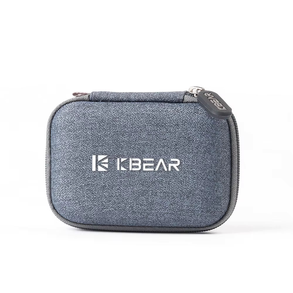 KBEAR High-end Fabric Case Estuche para Audífonos IEM - Compacto y elegante