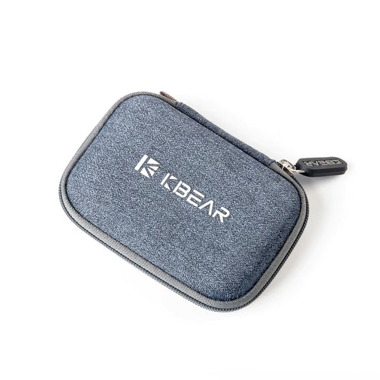 KBEAR High-end Fabric Case Estuche para Audífonos IEM - Compacto y elegante