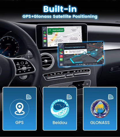 Cápsula CarlinKit CarPlay AI TV Box con Android 13, procesador QCM6125, conexión inalámbrica CarPlay y Android Auto, 4GB RAM, 64GB almacenamiento