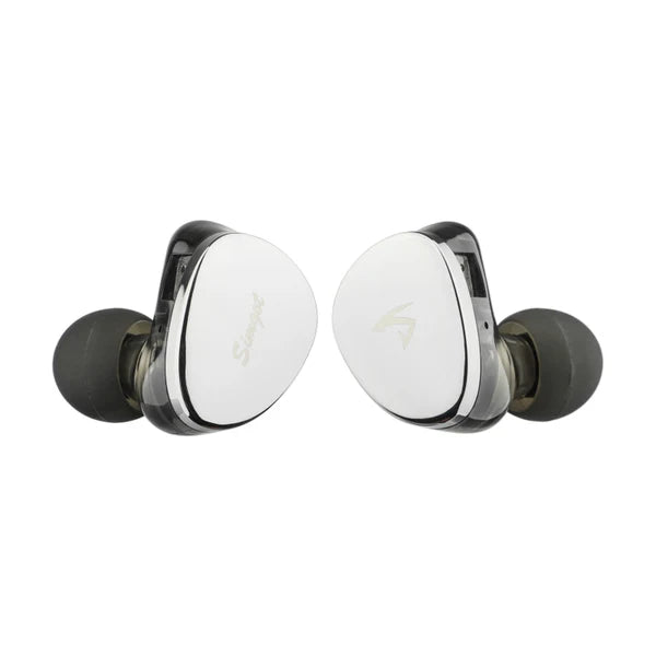 Auriculares in-ear SIMGOT EG280, monitores híbridos DD y planar con DAC USB-C para gaming, en color negro.