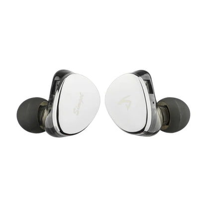 Auriculares in-ear SIMGOT EG280, monitores híbridos DD y planar con DAC USB-C para gaming, en color negro.