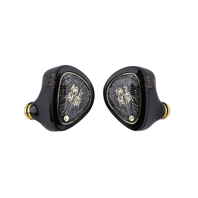 Auriculares in-ear TANGZU Wan’er S.G II con driver dinámico de 10mm PET, vista frontal del monitor in-ear.
