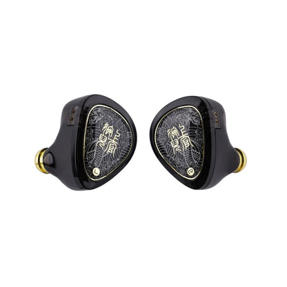 Auriculares in-ear TANGZU Wan’er S.G II con driver dinámico de 10mm PET, vista frontal del monitor in-ear.