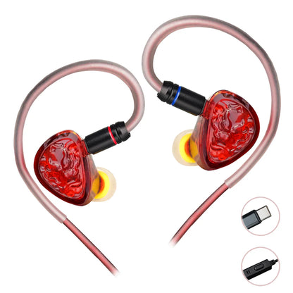 TANGZU Wan’er S.G II Red Lion Audífonos In-Ear con bajos