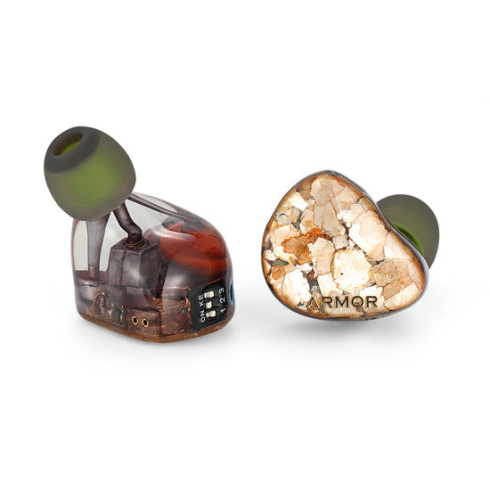 Audífonos IEM Híbridos TANSIO MIRAI ARMOR 2DD 2BA 1EST 0.78mm