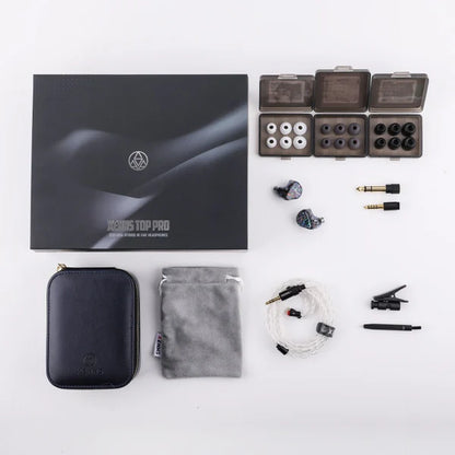 Audífonos IEM Híbridos XENNS Mangird Top Pro 2DD 8BA 3.5mm 4.4mm