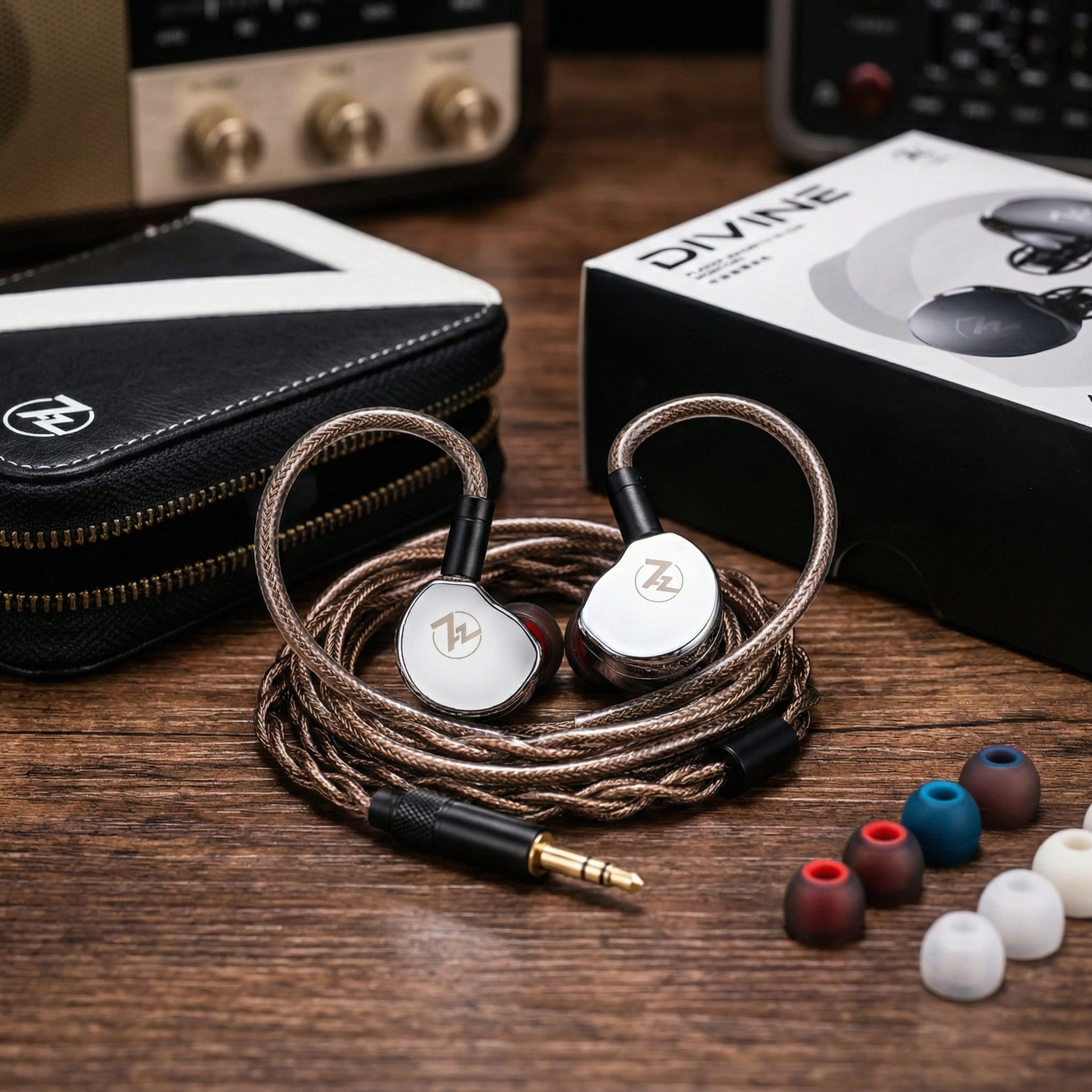 Auriculares in-ear 7Hz x Crinacle Divine, IEM planar magnético de 14.5mm con diseño elegante y auriculares de alta fidelidad