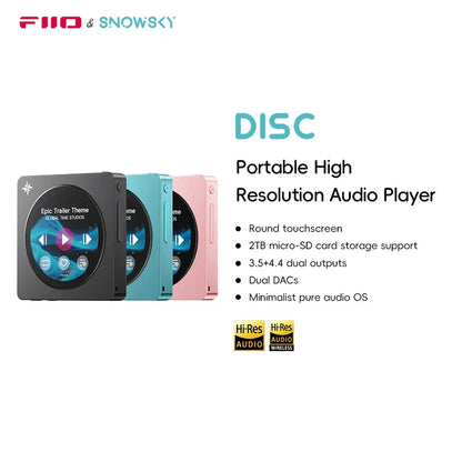 Reproductor Hi-Res Portátil FiiO Snowsky DISC Dual CS43131 3.5mm + 4.4mm