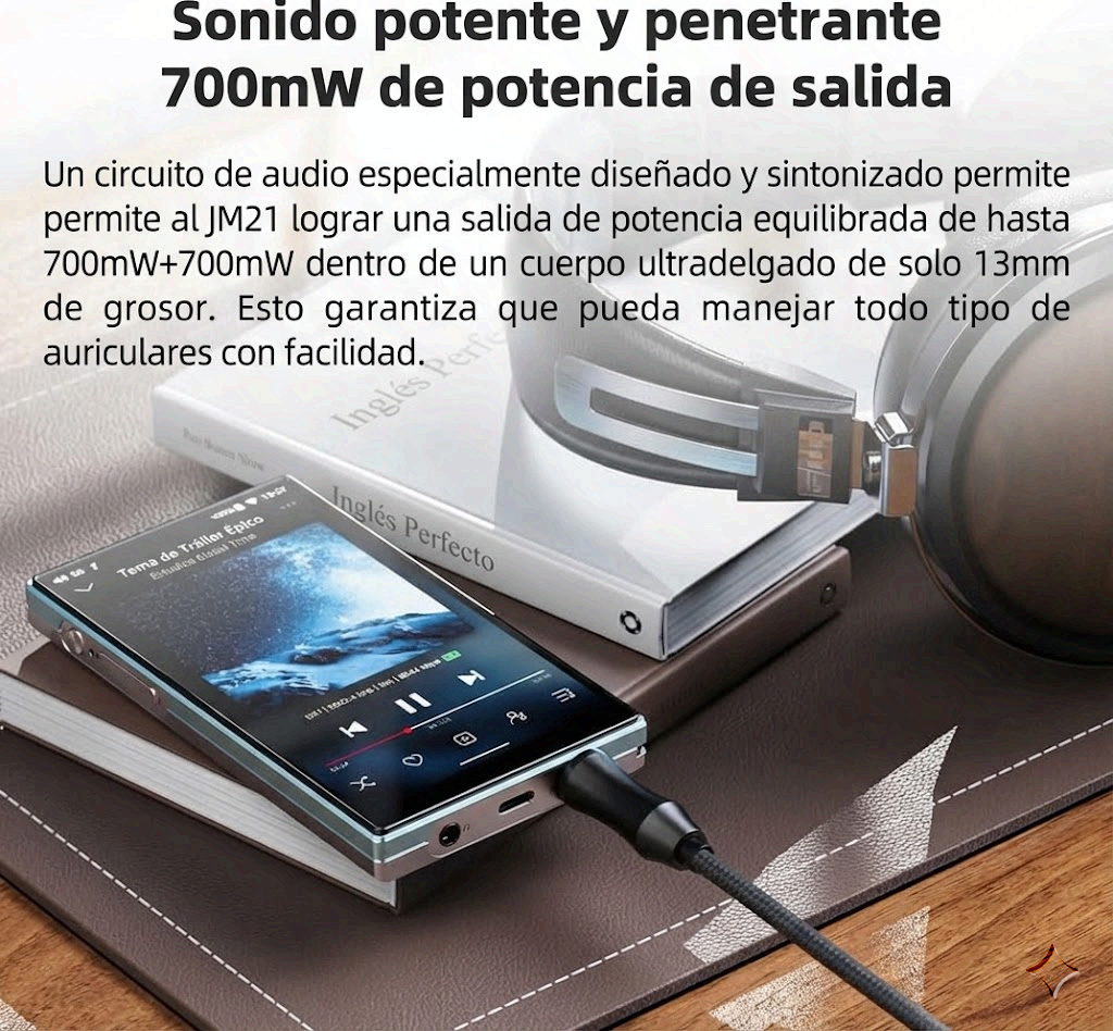 Reproductor Hi-Res FiiO JM21 3GB+32GB Android 13 Dual CS43198 4.4mm