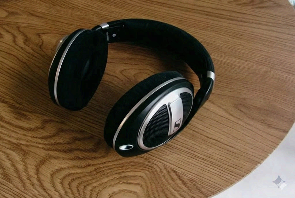 Audífonos abiertos over-ear Sennheiser HD 599 SE con diseño cómodo y auriculares grandes para una experiencia de audio premium.
