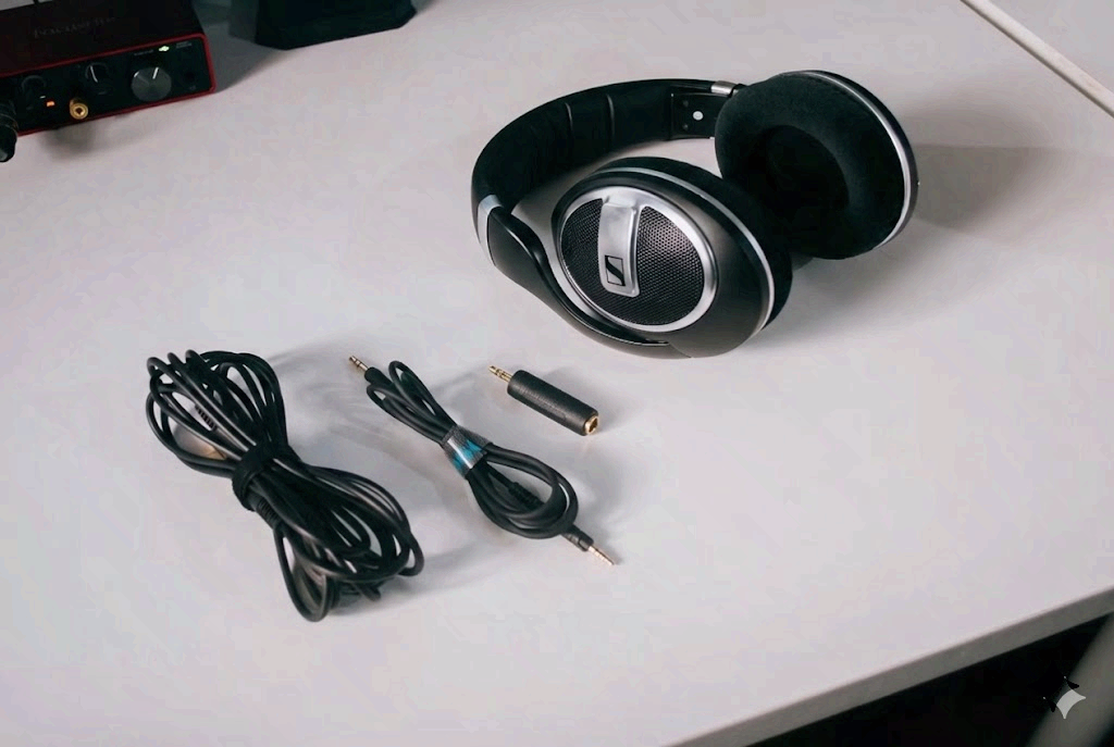Audífonos abiertos over-ear Sennheiser HD 599 SE, con diseño elegante y auriculares cómodos para audio de alta calidad.