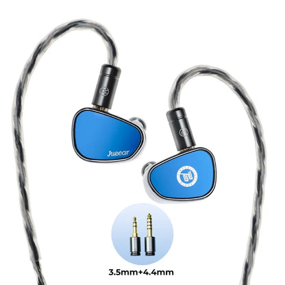Audífono IEM JUZEAR Nimbus – 10mm Dynamic Driver con 3 Boquillas y Cable 3.5/4.4mm