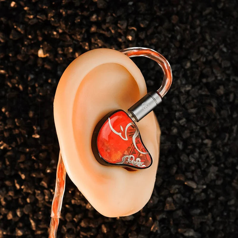 Audífonos IEM JUZEAR x Vivir Digital FIESTA Híbrido 1DD + 3BA
