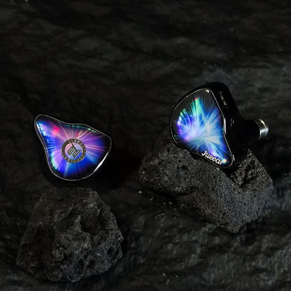 JUZEAR x KOTO Nebula Audífonos IEM Tribrid 1DD 3BA 1 Planar 3.5mm 4.4mm