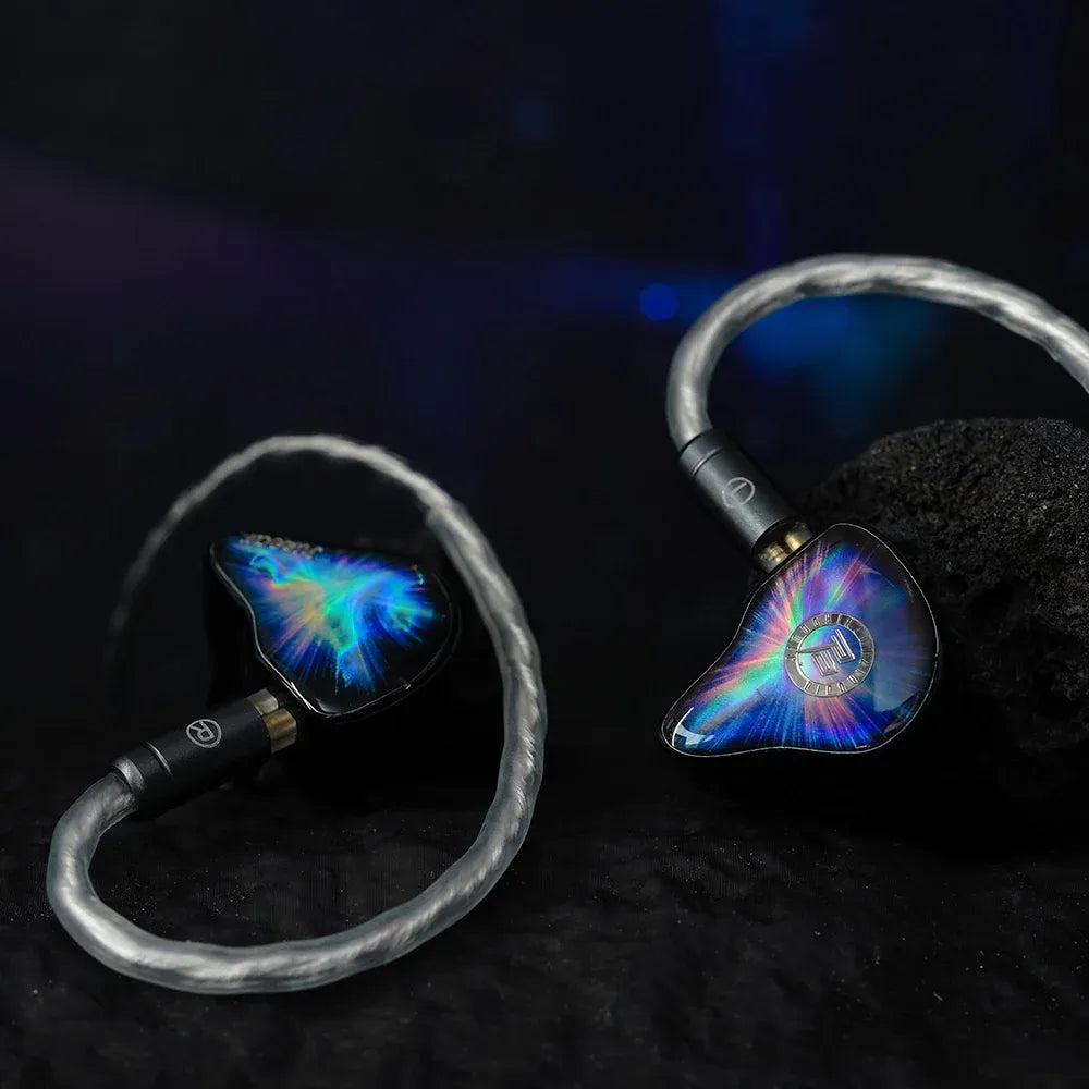 JUZEAR x KOTO Nebula Audífonos IEM Tribrid 1DD 3BA 1 Planar 3.5mm 4.4mm