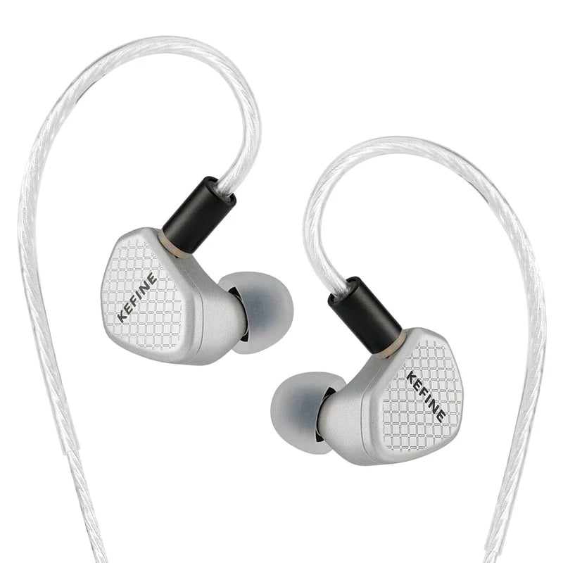 Auriculares in-ear KEFINE Klean SV con driver dinámico de 10mm DLC y 3 boquillas de ajuste, auriculares monitoreo de alta calidad