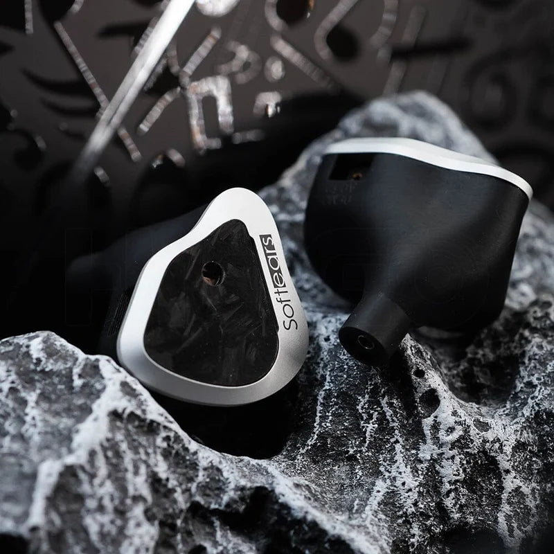 Audífono IEM Softears VolumeS – 2DD + 2BA Híbrido con Doble Afinación