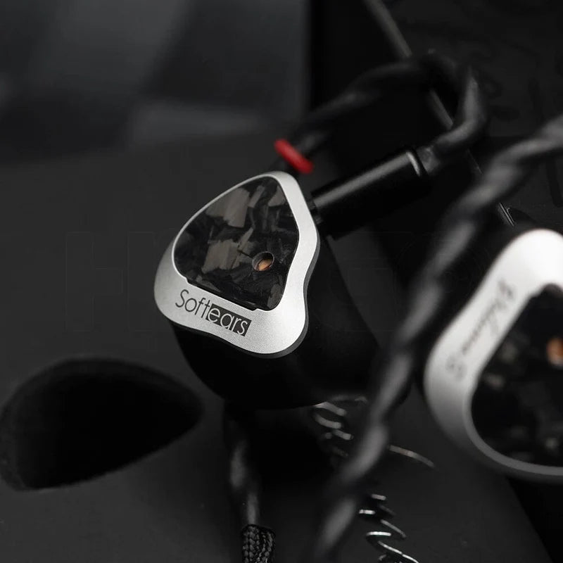 Audífono IEM Softears VolumeS – 2DD + 2BA Híbrido con Doble Afinación