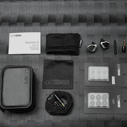 Audífono IEM Softears VolumeS – 2DD + 2BA Híbrido con Doble Afinación