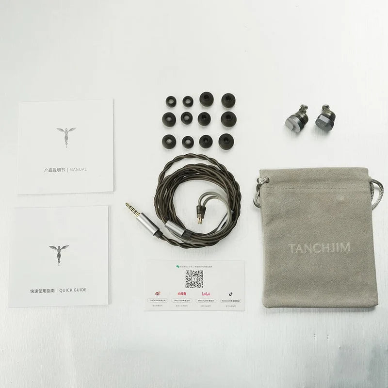 Tanchjim OLA II Hybrid IEM 10mm DMT5 + Pure Hi BA 3.5mm y en Type-C