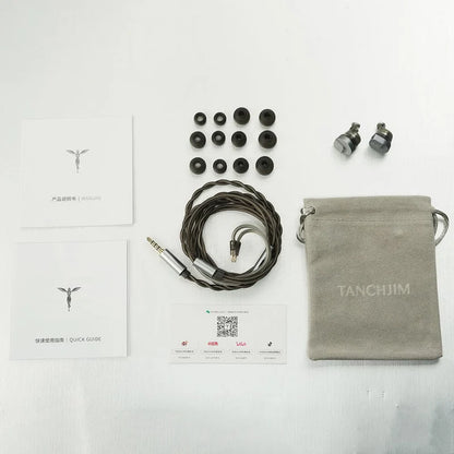 Tanchjim OLA II Hybrid IEM 10mm DMT5 + Pure Hi BA 3.5mm y en Type-C