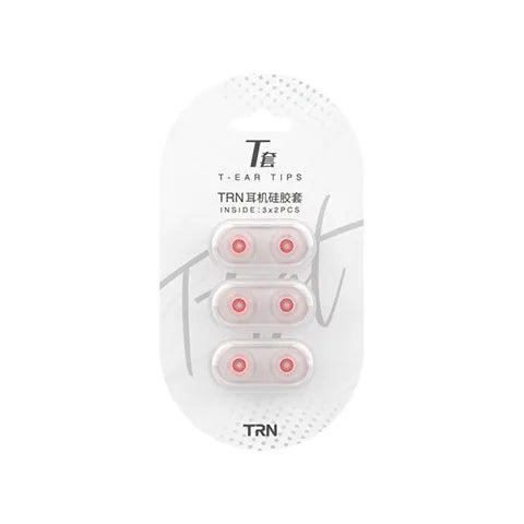 TRN T Ear-Tips Eartips para Audífonos IEM - Pack S, M y L